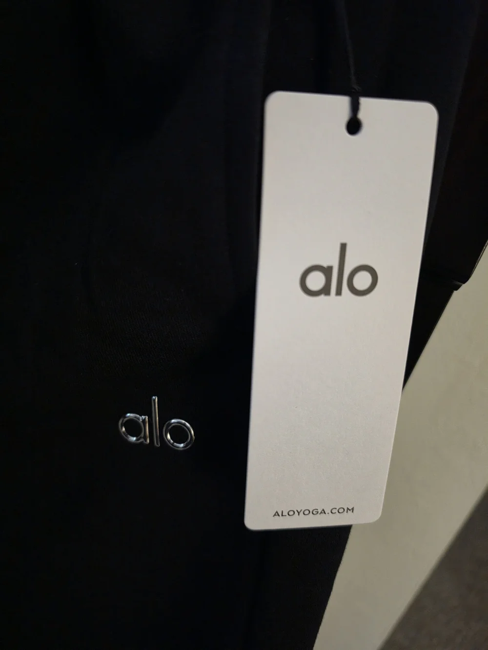 ALO Yoga Black Relaxed Fleece Joggers XL